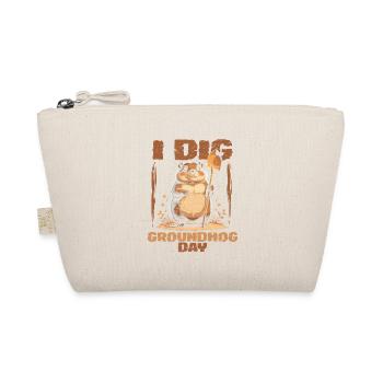Murmeltiertag Murmeltier Groundhog - Bio-Täschchen - Natur - Vorne