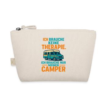 camping slogan camper, i need my camper - Organic Pouch - nature - Front