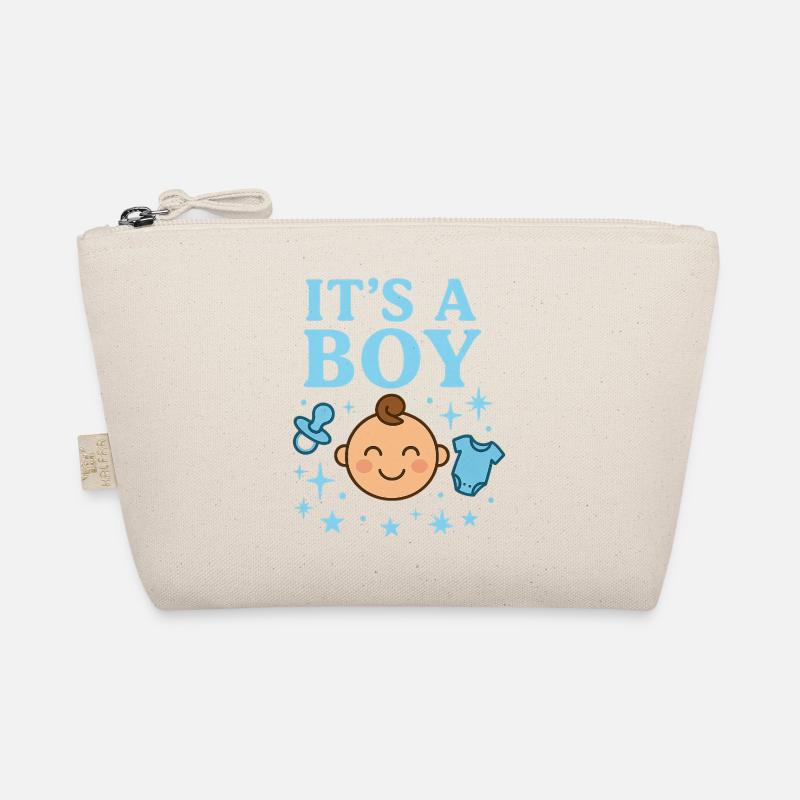 C’est un motif garçon – bébé - Trousse biologique - nature