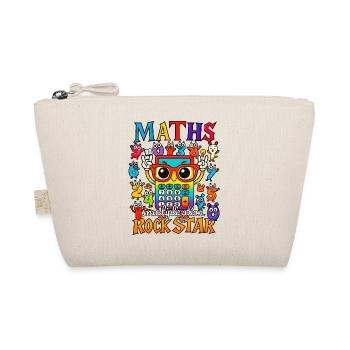 number day Maths Multiplication Rock Star - Organic Pouch - nature - Front