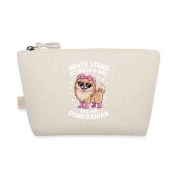 Pomeranian Sayings Funny Pomeranian Gift - Organic Pouch - nature - Front