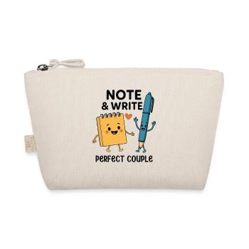 Note & Write Perfect Couple Fun Design - Bio-Täschchen - Natur - Vorne