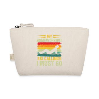 Fitness Fanatics Homeworkout Calling Must Go - Organic Pouch - nature - Front