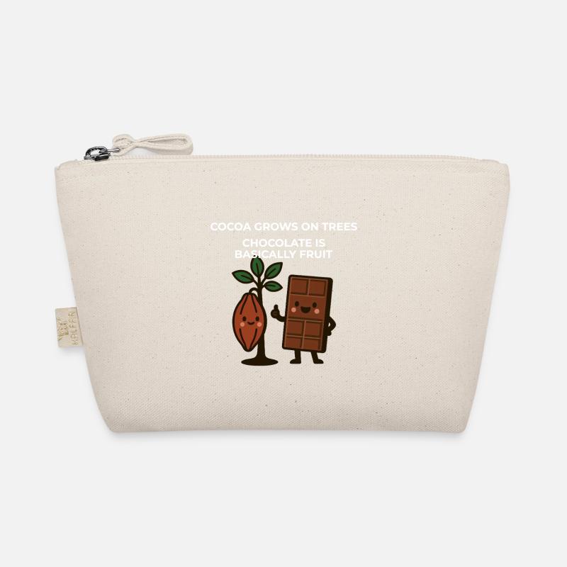 Chocolate is Fruit – Funny Cocoa Saying Organic Pouch