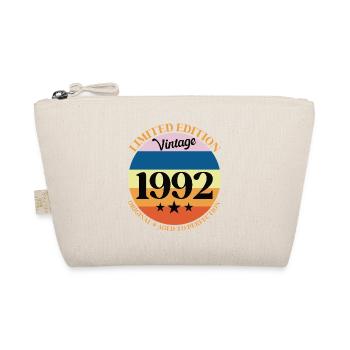 1992 Vintage Birthday Gift 92 - Organic Pouch - nature - Front