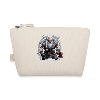 Wikinger Viking Legende Seemann Odin Rabe Santa - Bio-Täschchen - Natur - Vorne