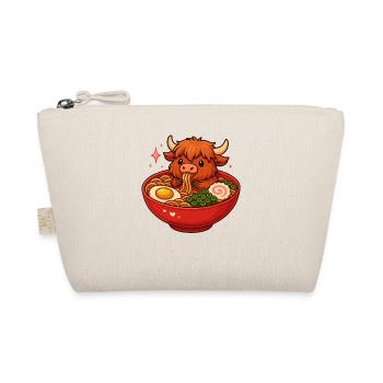Highland Beef with Noodles Ramen kawaii Highland - Organic Pouch - nature - Front