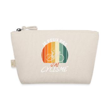 I can't I have cycling - Organic Pouch - nature - Front
