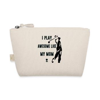 Ich spiele Golf großartig Wie meine Mutter lustige Golfer - Bio-Täschchen - Natur - Vorne