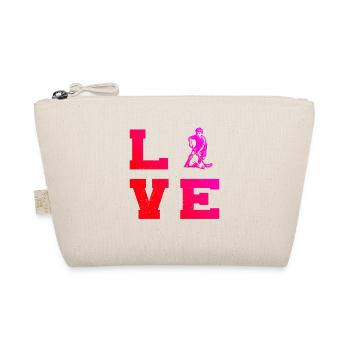 Great floorball gift for floorball - Organic Pouch - nature - Front
