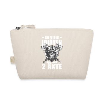 Viking Odin Outfits Valhalla Nordmann - Organic Pouch - nature - Front
