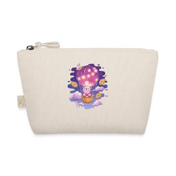 Bear balloon in cookie heaven - Organic Pouch - nature - Front