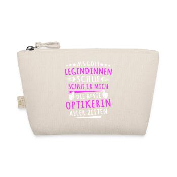 Optician Sayings - Organic Pouch - nature - Front