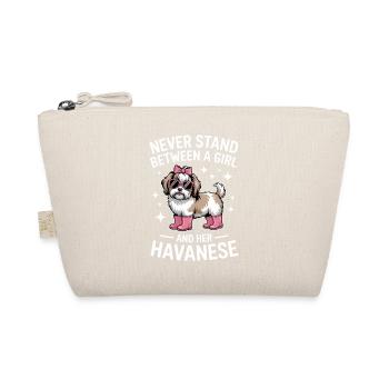 Havanese Sayings Girl Funny Havanese Gift - Organic Pouch - nature - Front