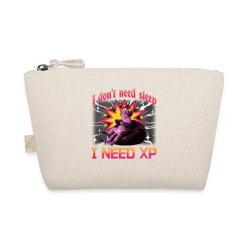 Funny Gaming Gamer Cat - Organic Pouch - nature - Front