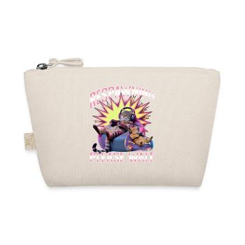 Funny Gaming Gamer Cat - Organic Pouch - nature - Front