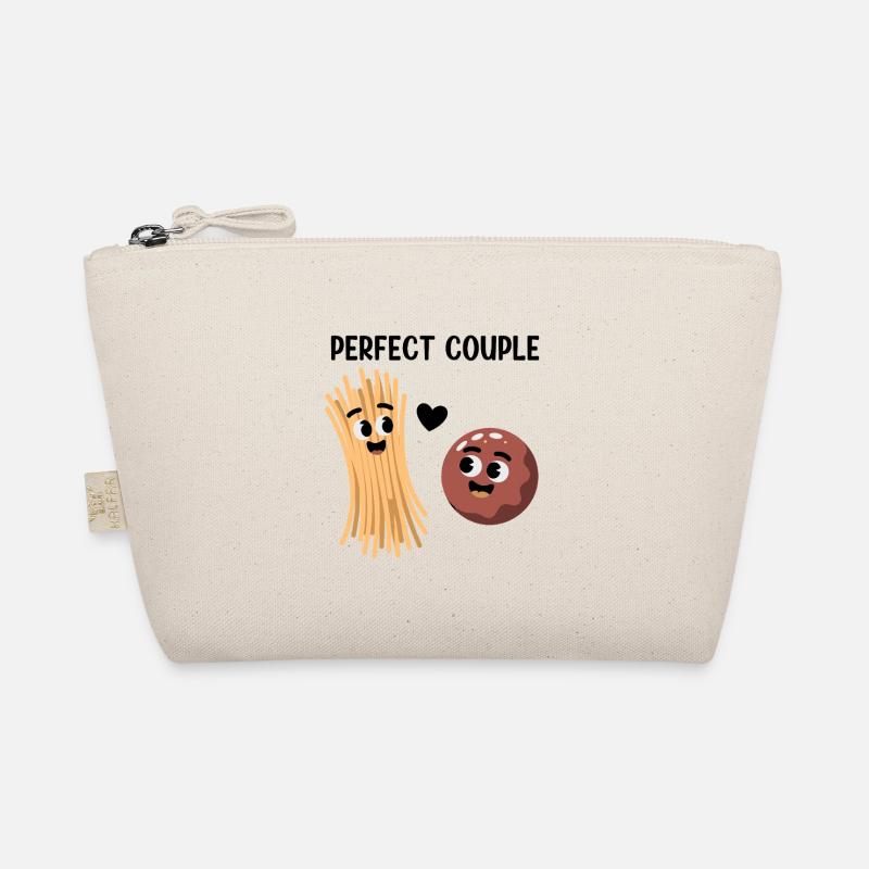 Illustration joyeuse d’amis spaghettis et boulettes de viande Trousse biologique