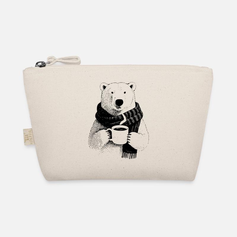 Coffee Polar Bear Organic Pouch