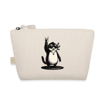Pingouin Rock N Roll avec des lunettes de soleil - Trousse biologique - nature - Devant