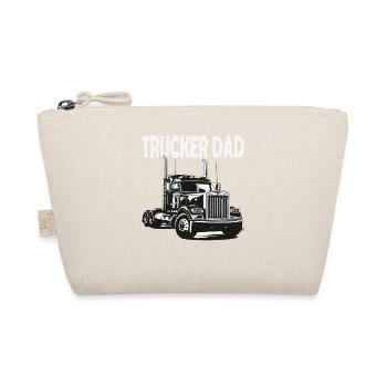 Trucker Dad Truck-Print - Bio-Täschchen - Natur - Vorne