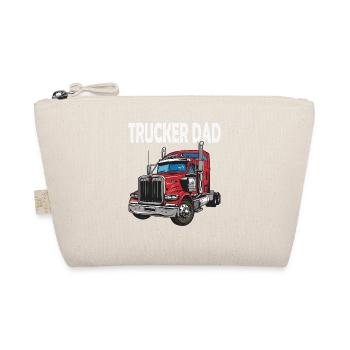 Trucker Dad Truck Motiv - Bio-Täschchen - Natur - Vorne