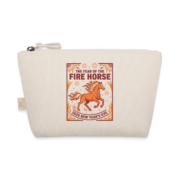 2026 New Year's Eve Fire Horse Celebration Year - Organic Pouch - nature - Front