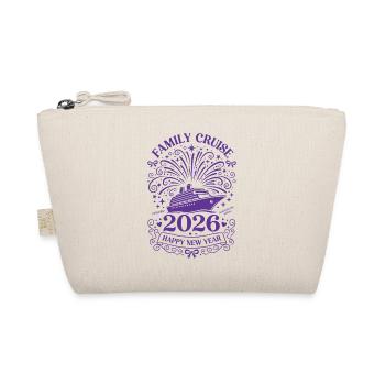 2026 Family Cruise Happy New Year Ahoy - Organic Pouch - nature - Front