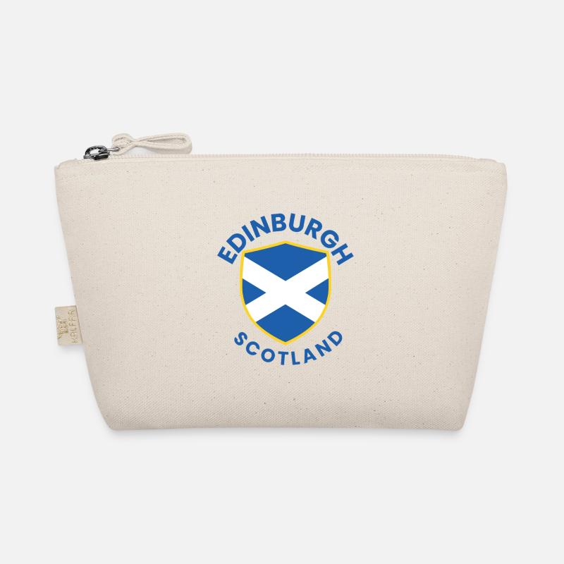 Edinburgh Scotland Crest Shield Organic Pouch