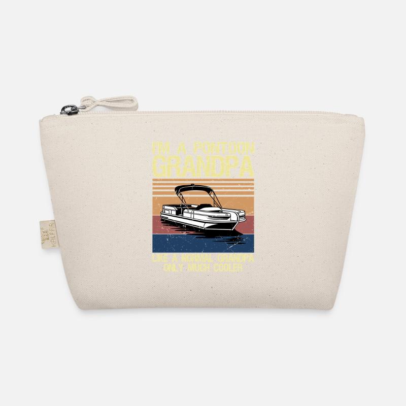 Cool Pontoon Boat Design for Grandpa Men Pontoon - Bio-Täschchen - Natur
