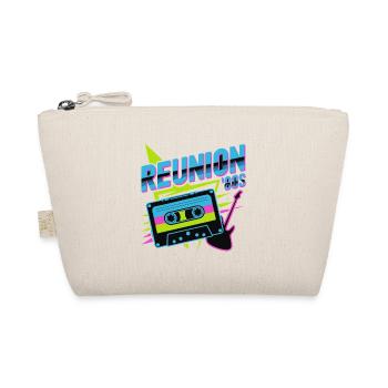 Retro Reunion ’80s Neon Cassette - Organic Pouch - nature - Front