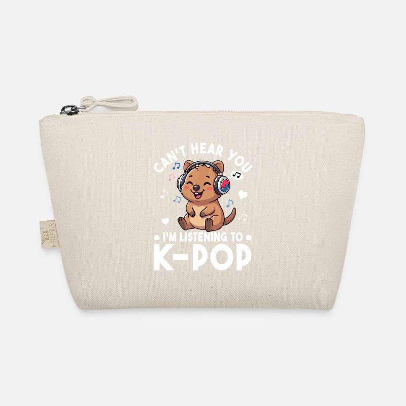 K-Pop Quokka – Süßes Musik Fan Statement Design Bio-Täschchen