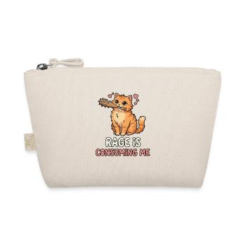 La rage me consume Chat mignon meme - Trousse biologique - nature - Devant