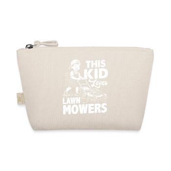 This Kid Loves Lawn Mowers - Organic Pouch - nature - Front