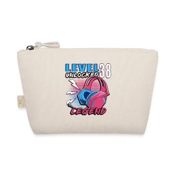 Level 38 Unlocked Legend Neon Kopfhörer - Bio-Täschchen - Natur - Vorne
