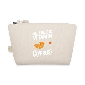 Cyprus All I Need Is Vitamin Cyprus Cyprus Flag - Organic Pouch - nature - Front