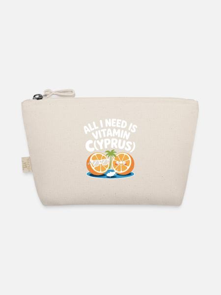 Cyprus All I Need Is Vitamin Cyprus Cyprus Flag - Organic Pouch - nature - Front