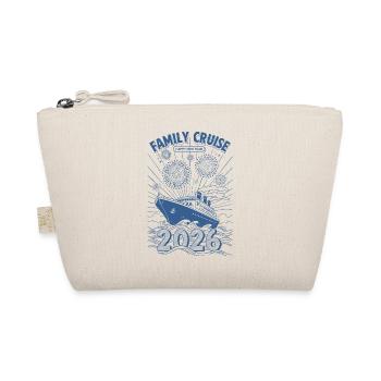 Family Cruise 2026 Happy New Year Fireworks - Organic Pouch - nature - Front