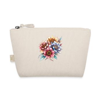 Water-coloured flower bouquet - Organic Pouch - nature - Front