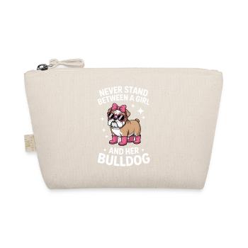 French Bulldog Sayings Funny Bulldog Gift - Organic Pouch - nature - Front