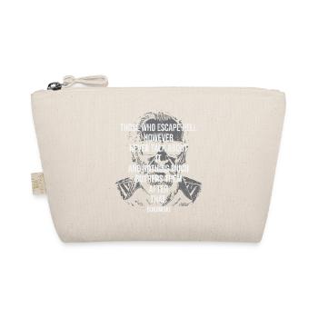 Gritty Bukowski Portrait Tee - Organic Pouch - nature - Front