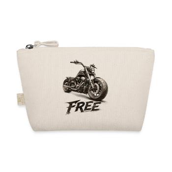 Free Wild Motorcycle – Freedom on two wheels - Organic Pouch - nature - Front