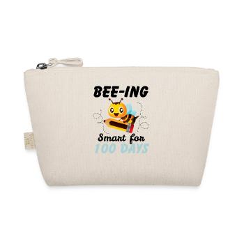 Bee ing smart for 100 days - Organic Pouch - nature - Front