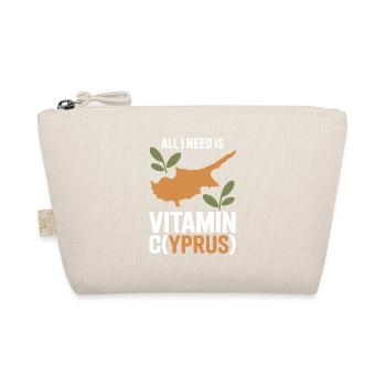 Cyprus All I Need Is Vitamin Cyprus Cyprus Flag - Organic Pouch - nature - Front