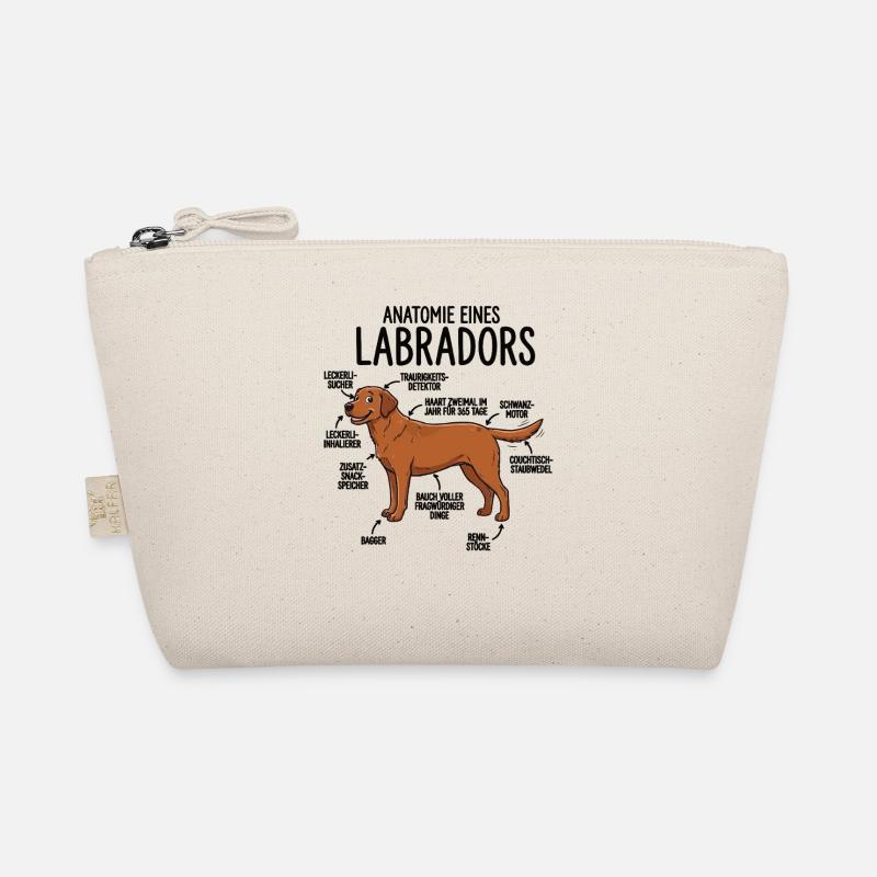 Anatomie eines Labradors – Lustiges Hunde Design Bio-Täschchen