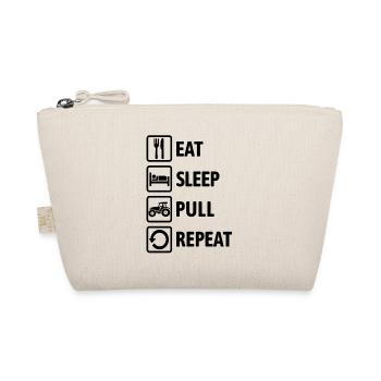 Eat Sleep Pull Repeat - Tractor Driving - Farmer - Organic Pouch - nature - Front
