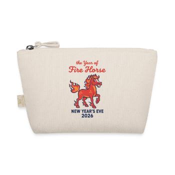 The Year of Fire Horse New Year's Eve 2026 - Organic Pouch - nature - Front