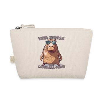 Capybara dit : pas de stress, seulement des vibrations - Trousse biologique - nature - Devant