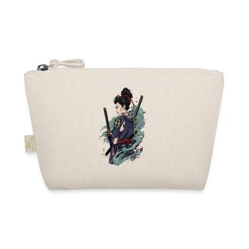 Guerrier Samouraï avec un design de tatouage Katana & Oni - Trousse biologique - nature - Devant