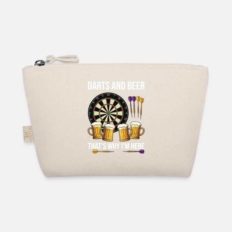 Darts and Beer – That's Why I'm Here Design Organic Pouch