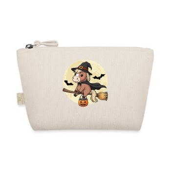 Mignonne Sorcière Cheval Poney d’Halloween - Trousse biologique - nature - Devant